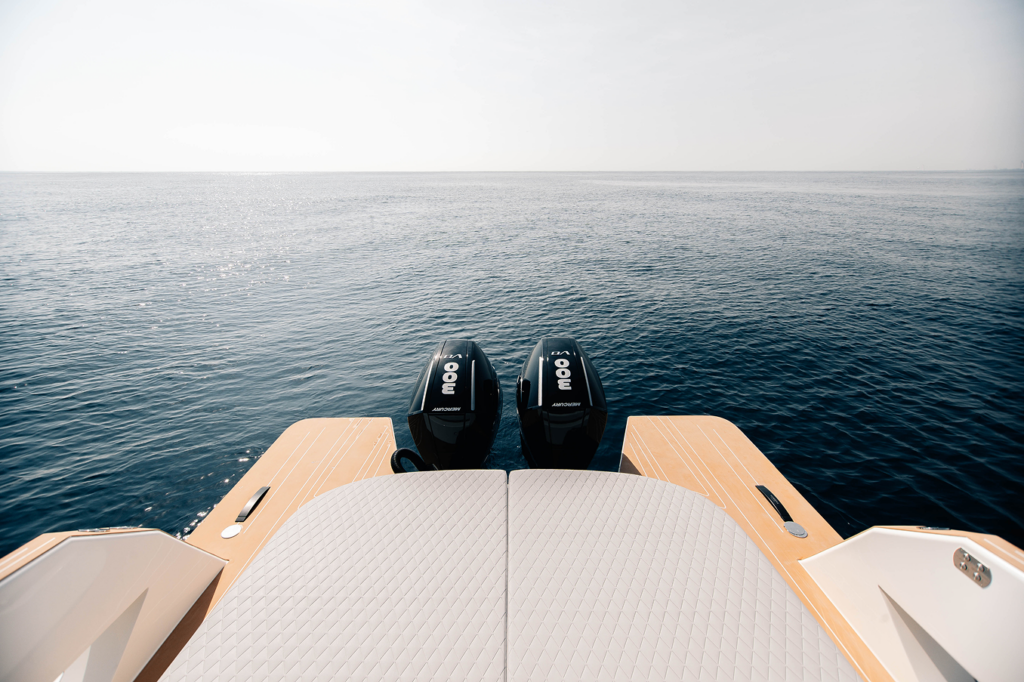 Rear of the Kumbra 34 yacht